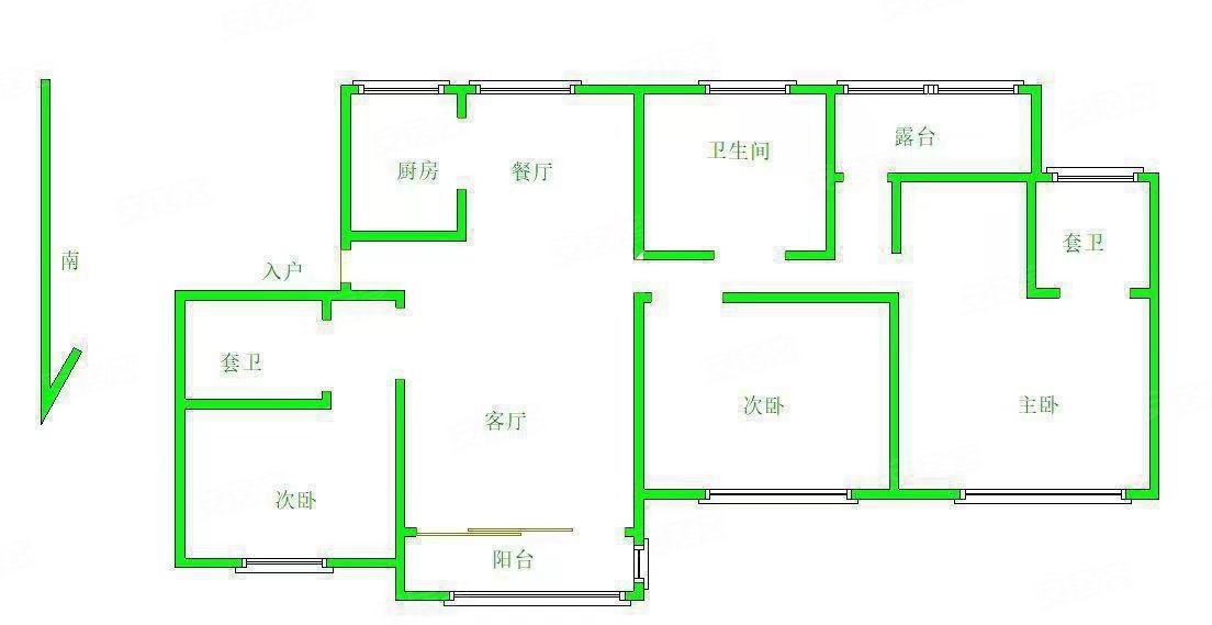 融创瑷颐湾中区1450楼层好近地铁板楼南北通透