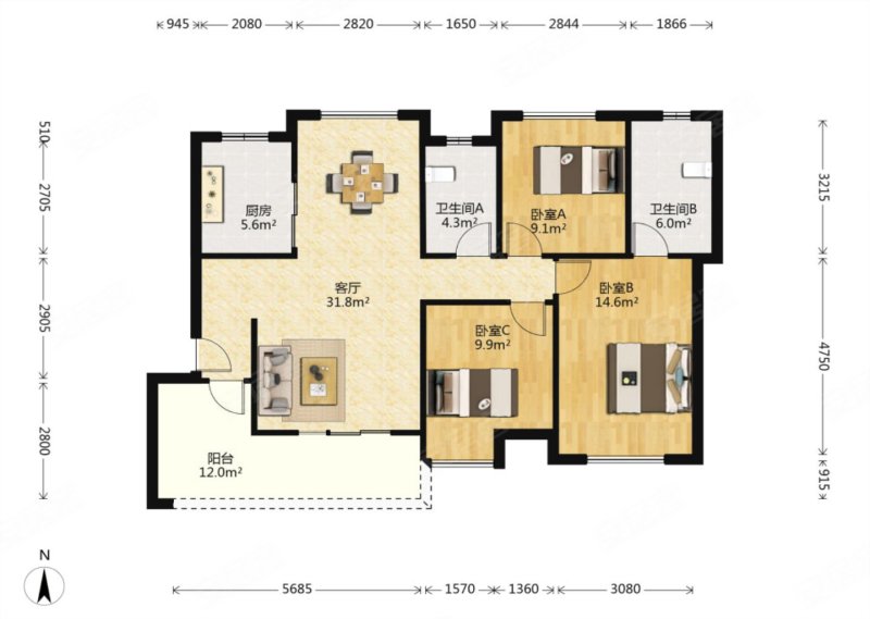 6号线地铁口 兰亭盛荟 开发商精装 业主急售 价格可谈!