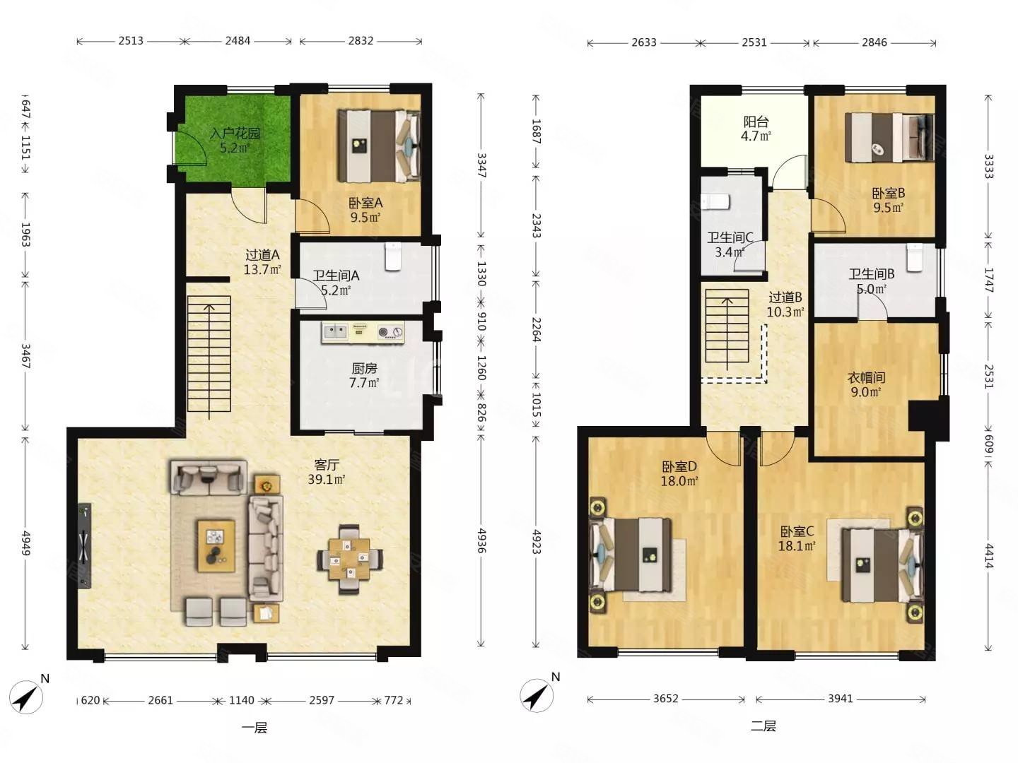 东边套横厅复式四房南北通透采光充足急售
