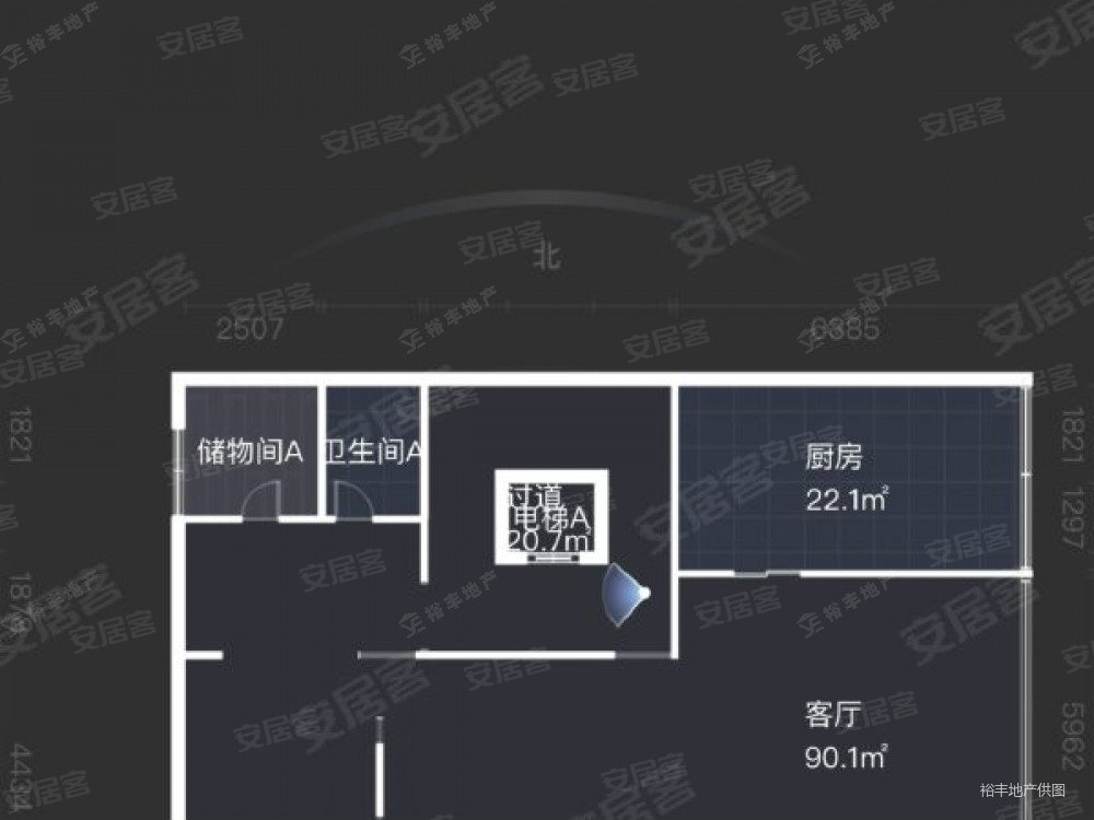 颐和高尔夫庄园7室5厅5卫371.4㎡南北3200万