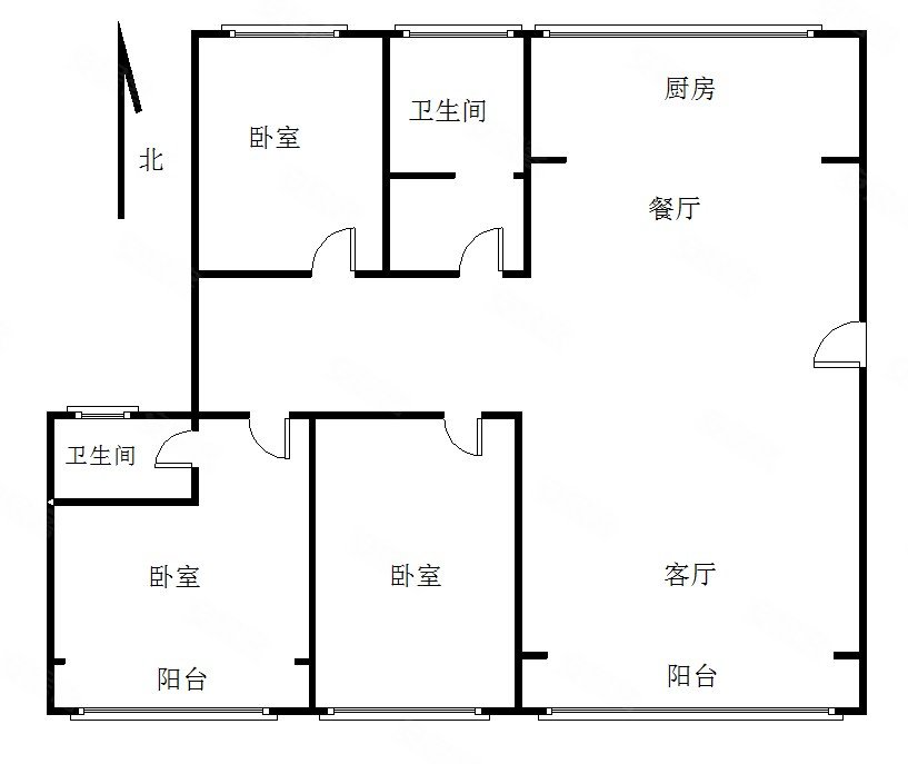 金色现河3室2厅1卫210㎡南北152万