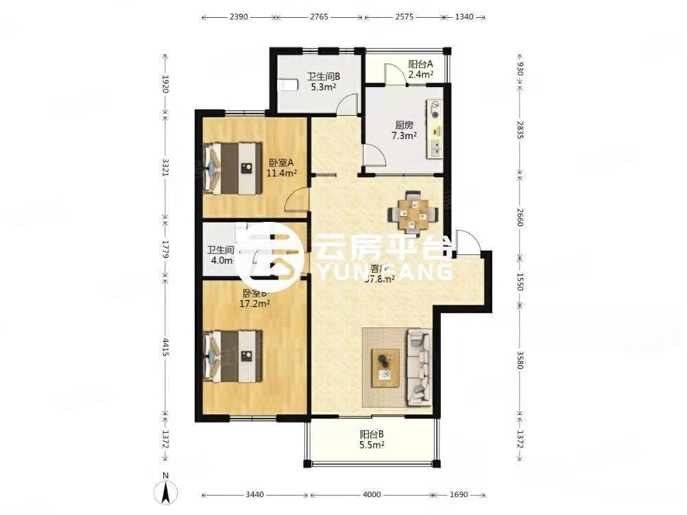 拎包即住 随时 有车库 紧邻亭林公园 天然氧吧,香樟园二手房,405万,2