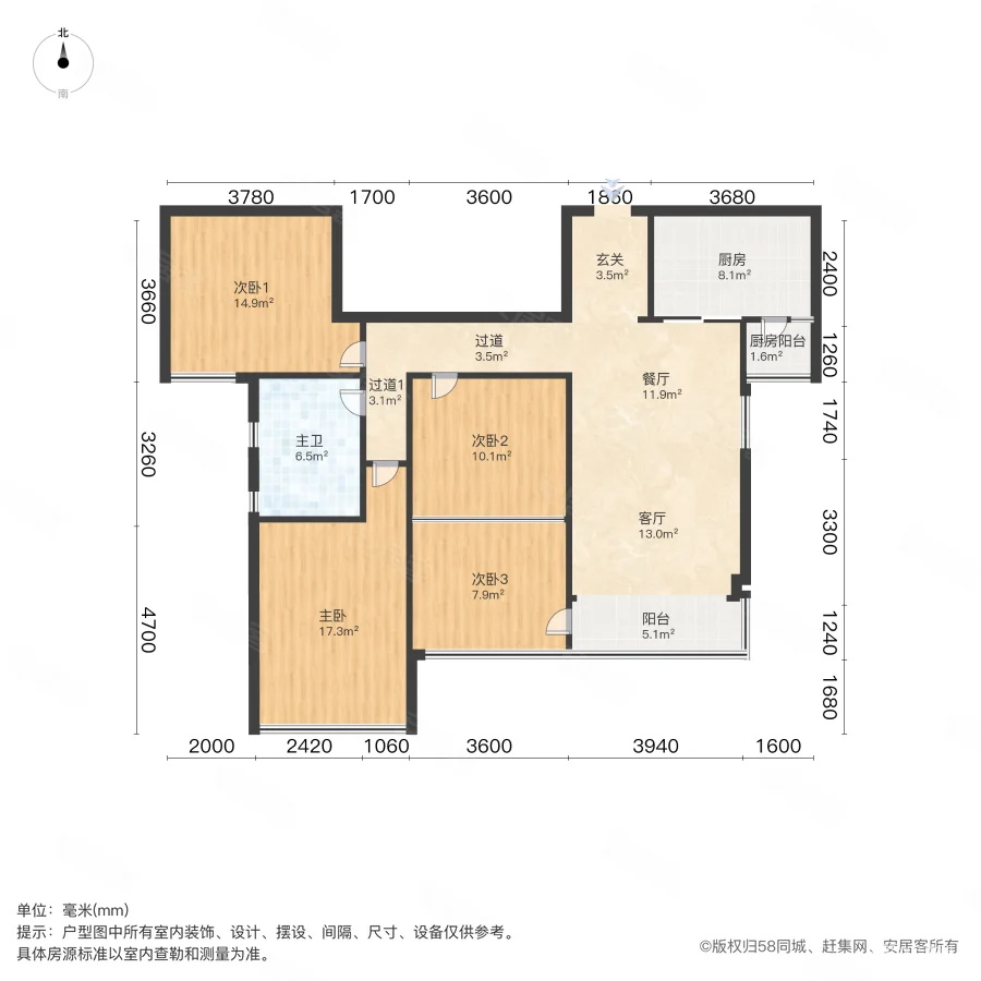 合肥元一柏庄户型图图片