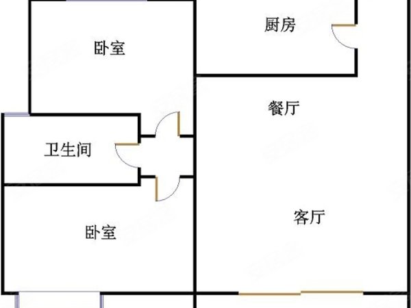 德州德城市区唐人中心唐人中心,欧式装修 两室 家具家电齐全 拎包入住出租房源真实图片