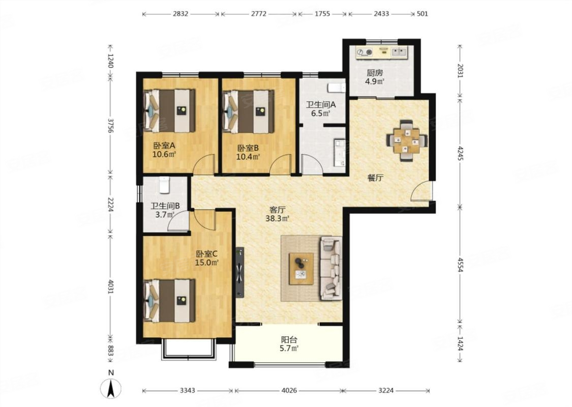 馨华佳苑满五交通便捷商圈成熟有电梯医疗配套成熟
