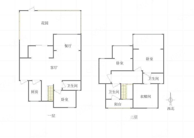 北温泉九号3室2厅3卫167㎡东177万