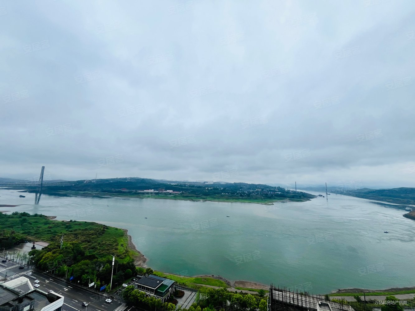 现房买了装单价5000多买江津看江大平层,视野开阔,通风好,,裕城长江著