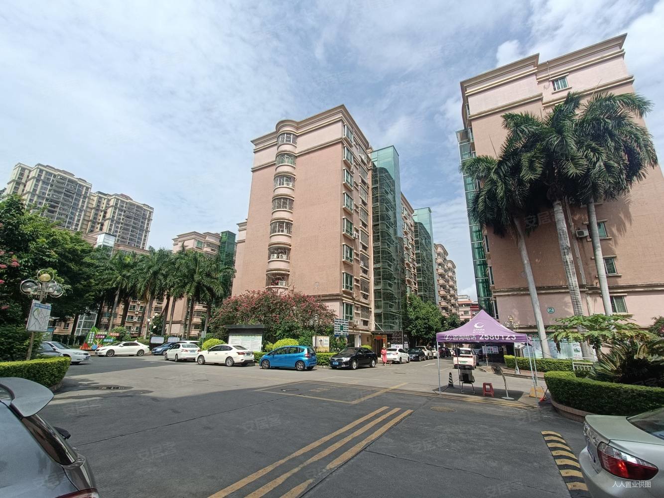 华侨城广厦花园电梯3房单价6400是shoufu128w