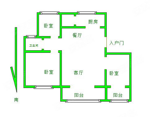 城西市中东方御园电梯8楼通透精装132平