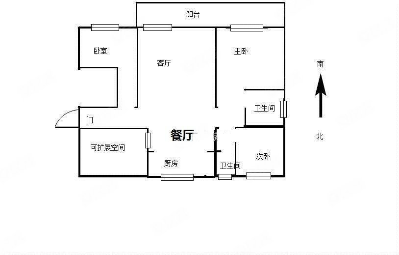 祥源文旅城祥和府3室2厅2卫130㎡南北77万