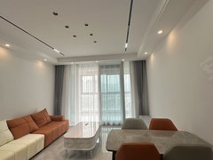 绍兴诸暨诸暨市区城西 宝龙广场旁 熙江月 辰熙新语 精装修 两室一厅看房方便出租房源真实图片