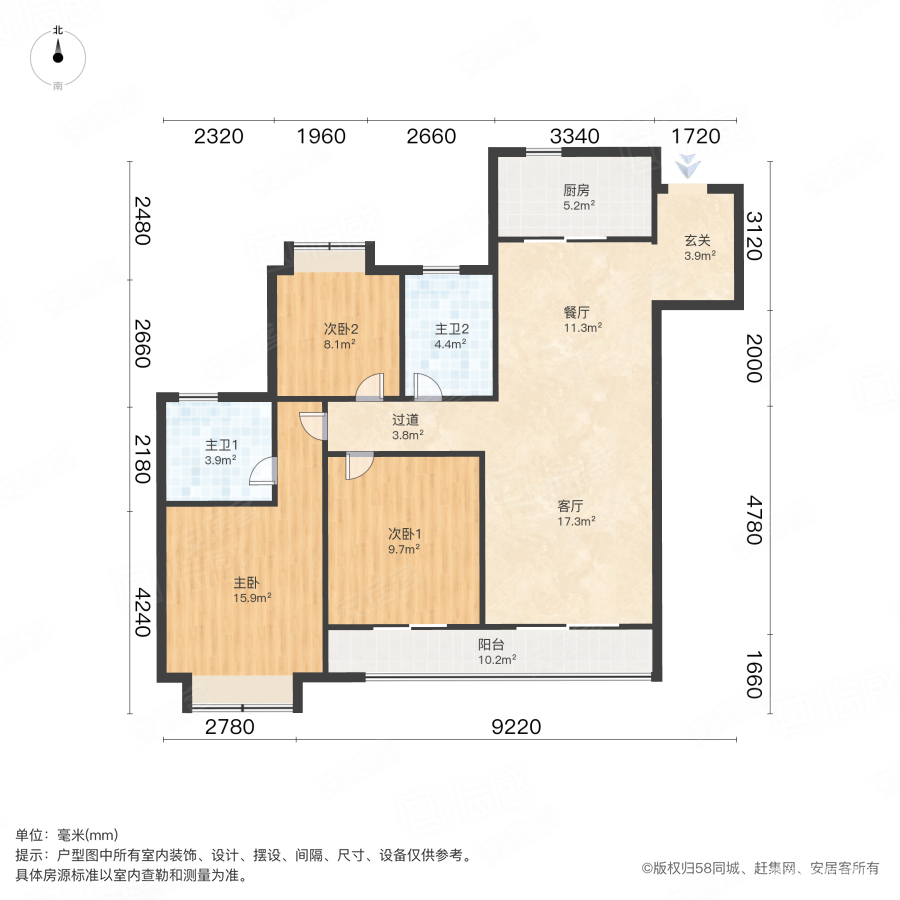 锦麟融誉府户型图片