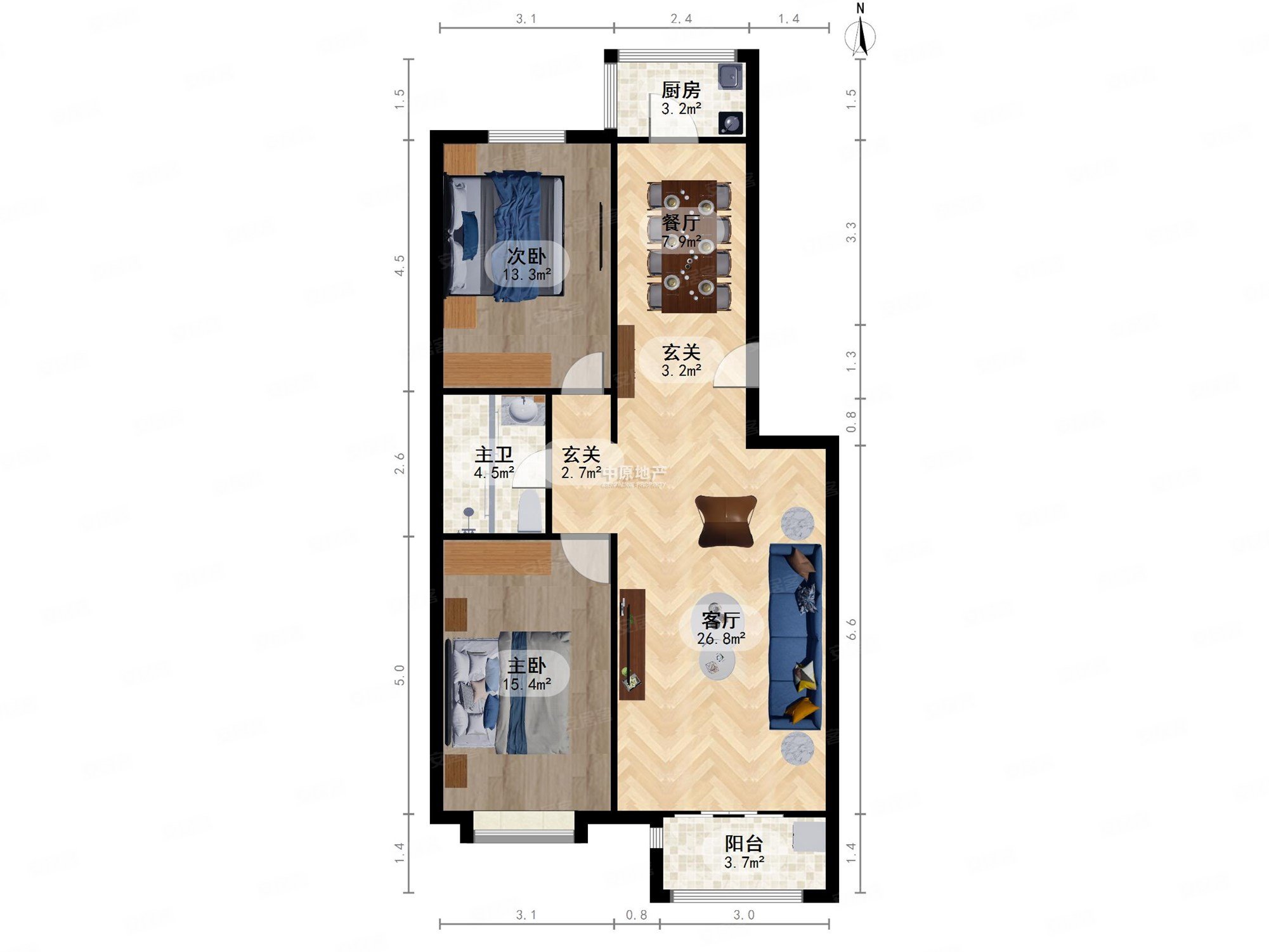 金色家园新上四楼两室h户型看房有钥匙价格可议河东实验