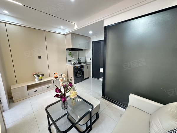 金华东阳东阳市中心五马塘村五马塘夜市 in88边上 天空之城 全屋智能一室一厅押一付一出租房源真实图片