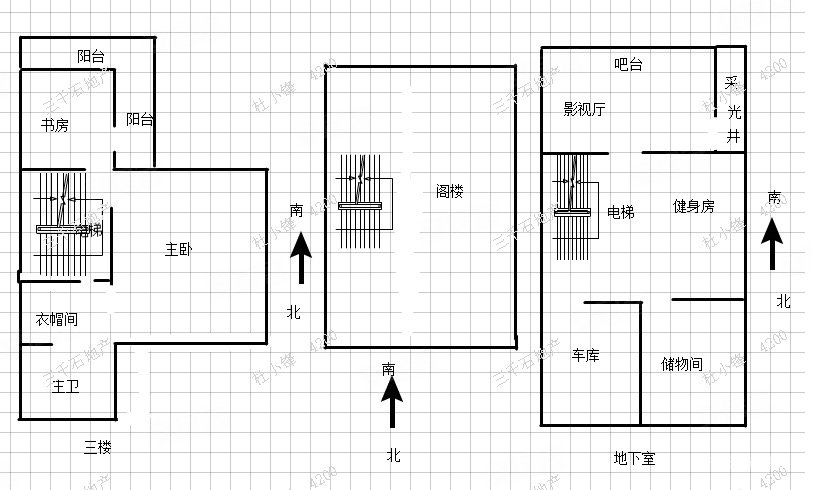 久事西郊名墅5室1厅3卫305.3㎡南1760万