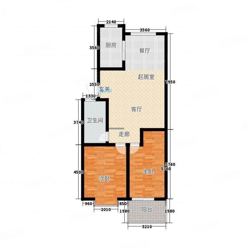 水岸名邸两室两厅南北通透93平好楼层汇源华庭盖佳