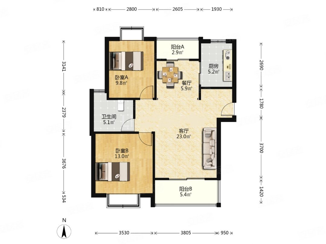 商品房 近地铁 环境好 南北通透 板楼 购物方便 动静分离,美岸栖庭