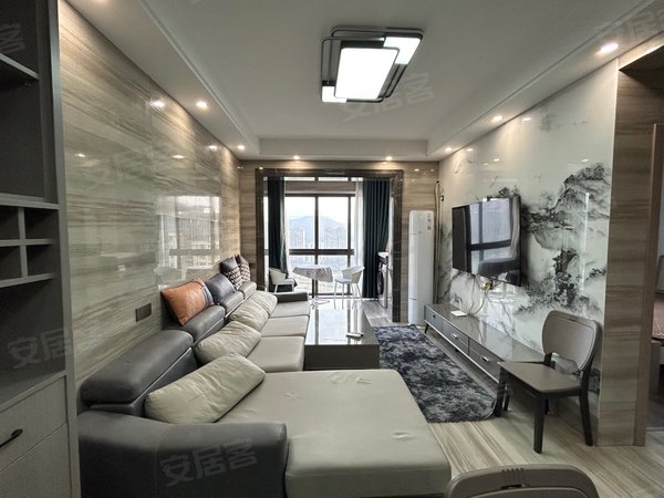 福州福清音西福泽公馆福泽公馆豪华装修两房一厅,高层一线看江,万达