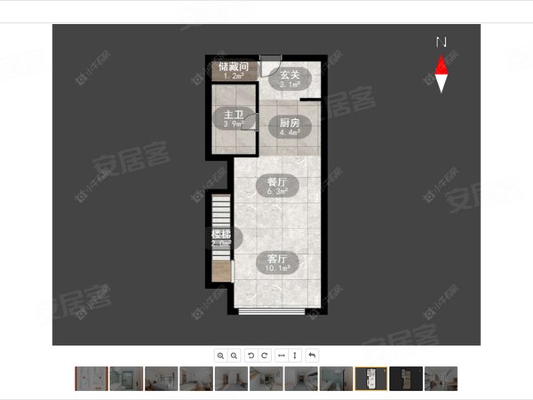 常州新北新桥新龙江城市广场新龙江城市广场 1室1厅1卫 47平 电梯房出租房源真实图片