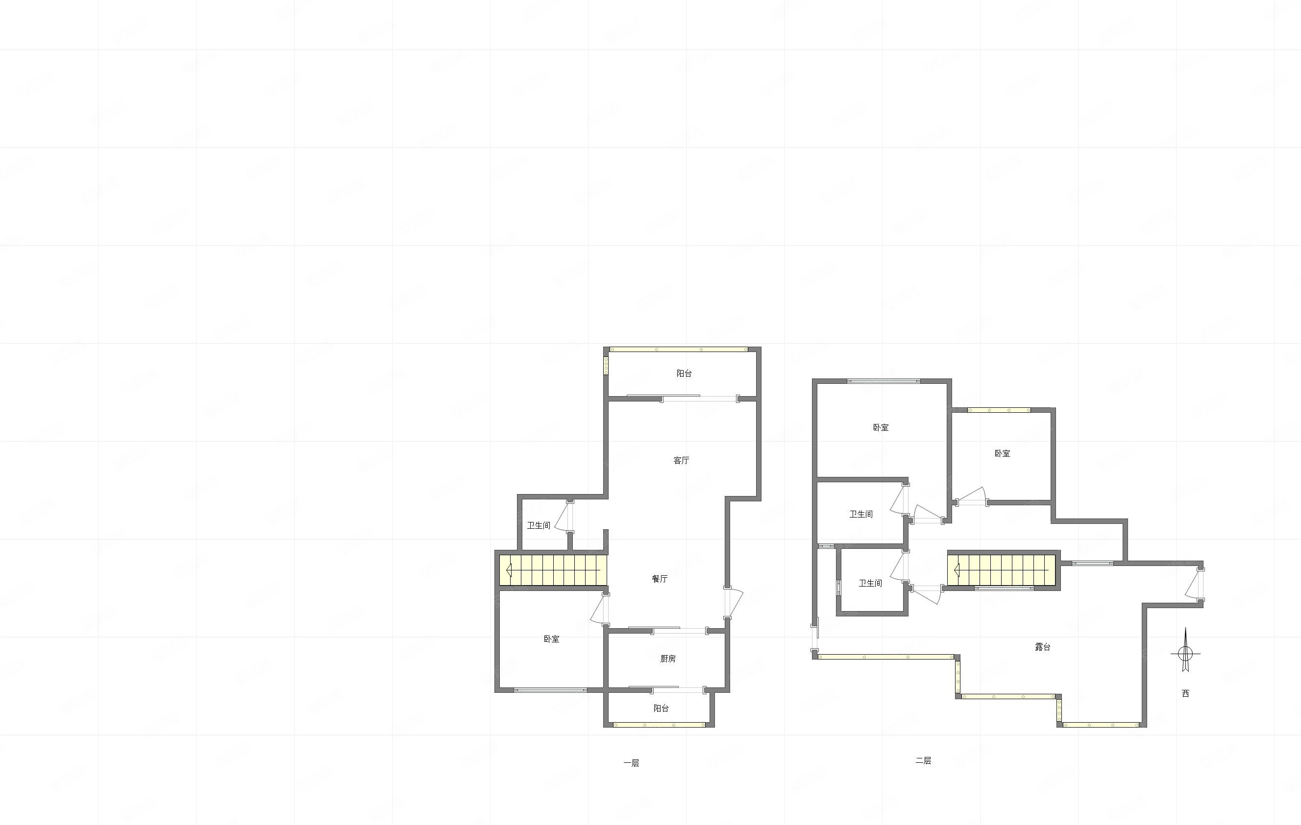 复式顶跃带超大露台实得两百平琅樾江山四房双卫出售