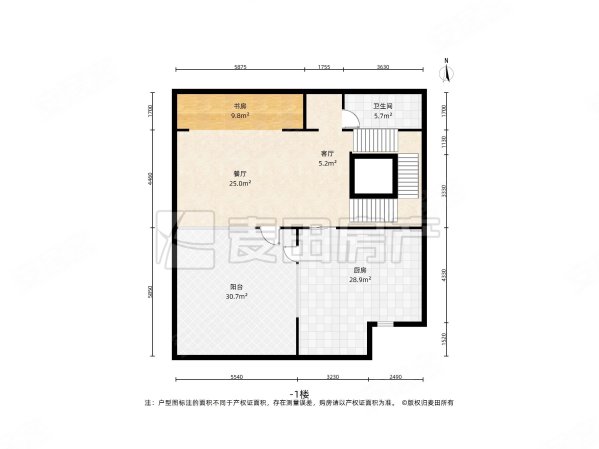 懋源璟玺4室3厅7卫563㎡南北3900万