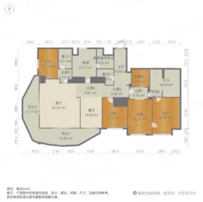 新出财富海景花园 高区景观房 一线江景 满五税少 诚售空间大