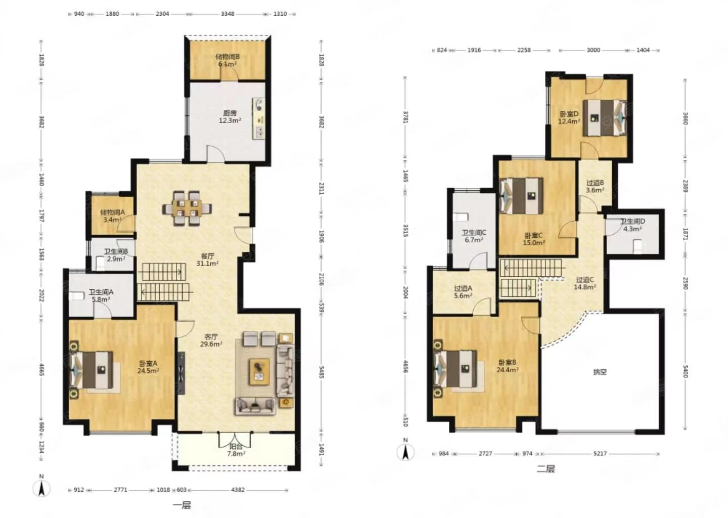 逸翠园四期4室带挑空复式双旨标满二诚心急售随时看