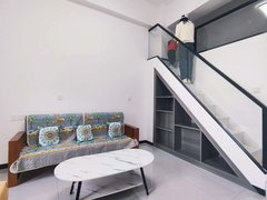 庆阳西峰西峰城区中医院附近，宏钰大厦，精装电梯复式一居室拎包住，随时看房出租房源真实图片