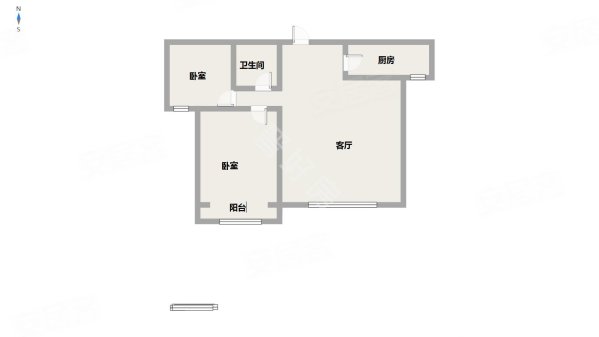 兰泽花园2室1厅1卫86㎡南北73万