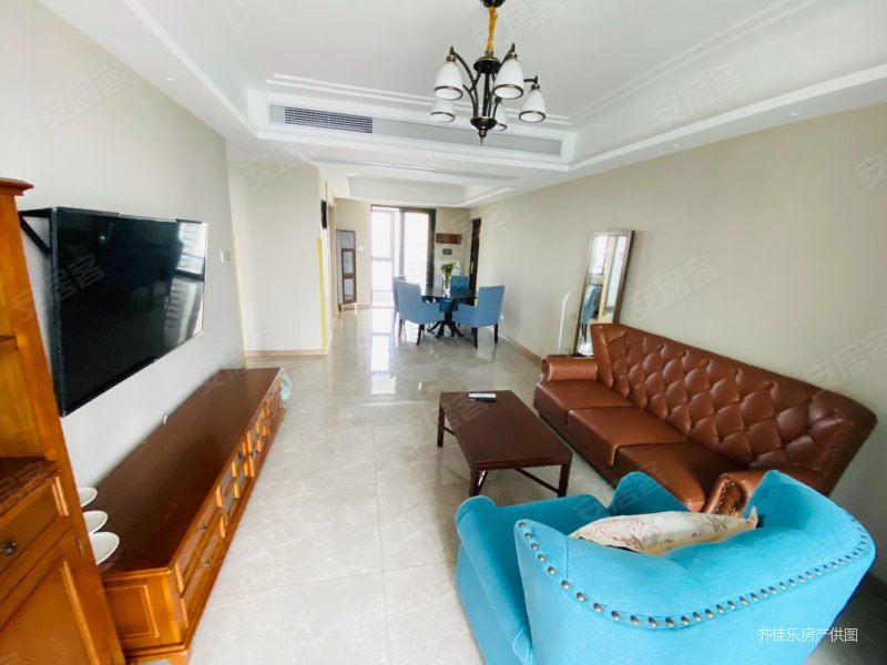 艺荟兰苑全新精装修不靠高架顶楼景观层价格可谈