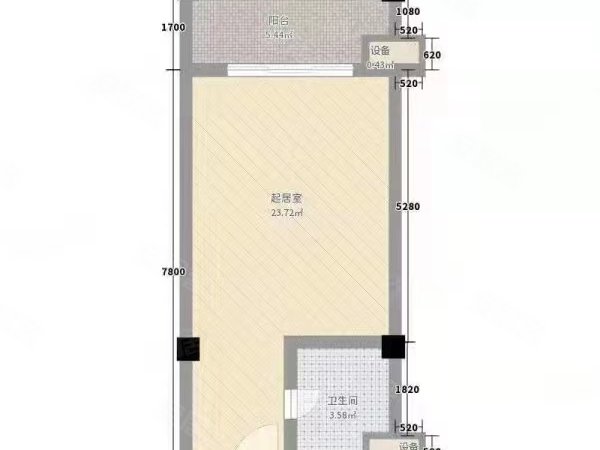 金华东阳东阳江北下宅口小区亭塘 月亮湾 广厦大学附近 设备齐全 押一付一 拎包入住即可出租房源真实图片