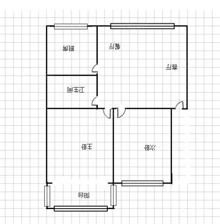 雅荷度假山庄2室1厅1卫69㎡南北64万