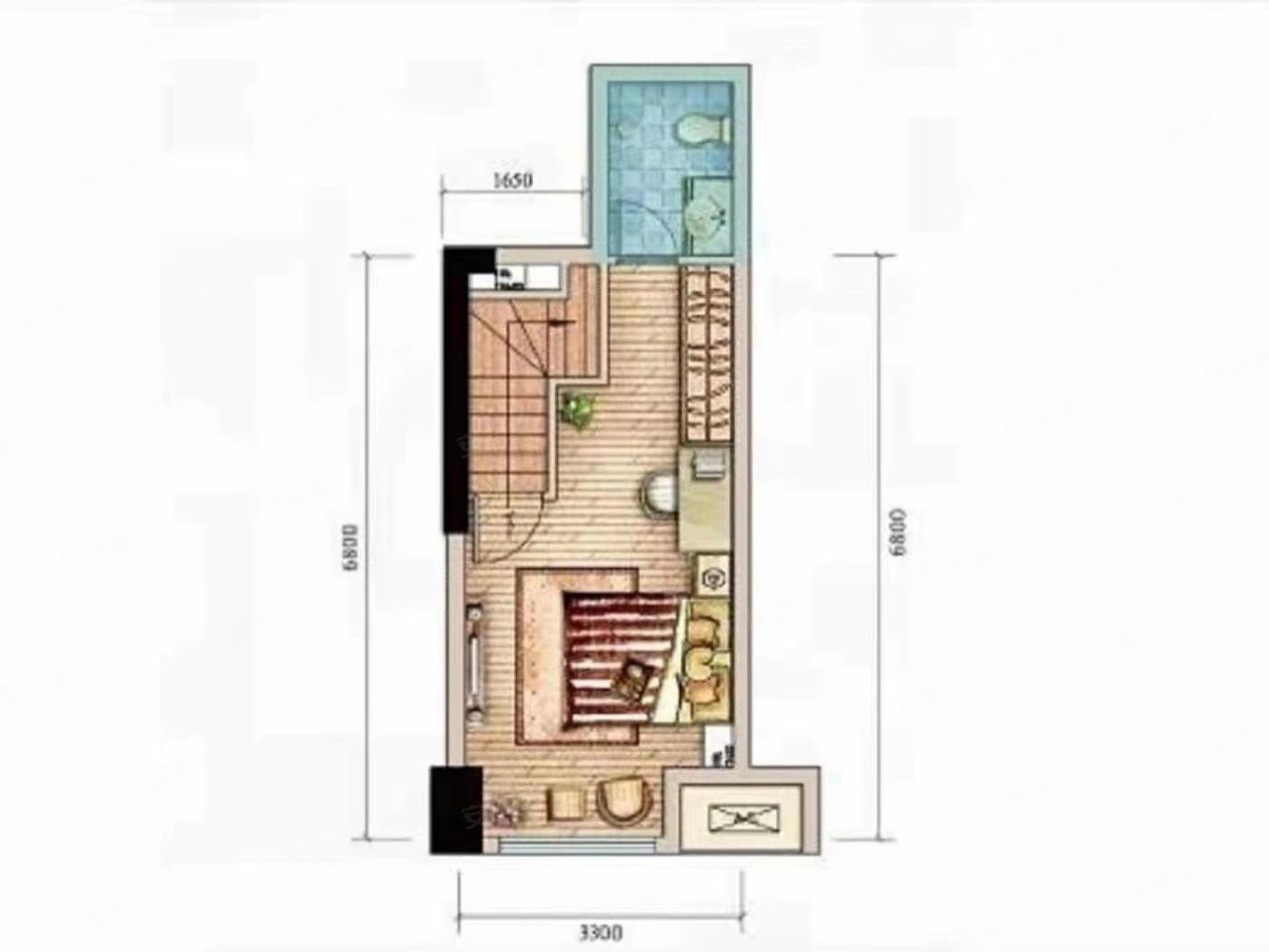微电园轻轨站附近 近天街 精装单间配套 业主诚心出售,西著七里一组团