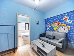 哆啦A梦主题主题公寓 精装修 整租一室 无中介 可短租可月付