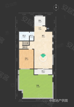 皖新翡翠庄园4室2厅3卫192.16㎡南北235万