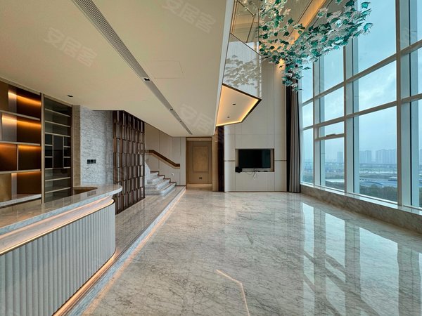 杭州萧山钱江世纪城翡郦中心兰博基尼  翡郦中心 复式大平层 直播拍摄