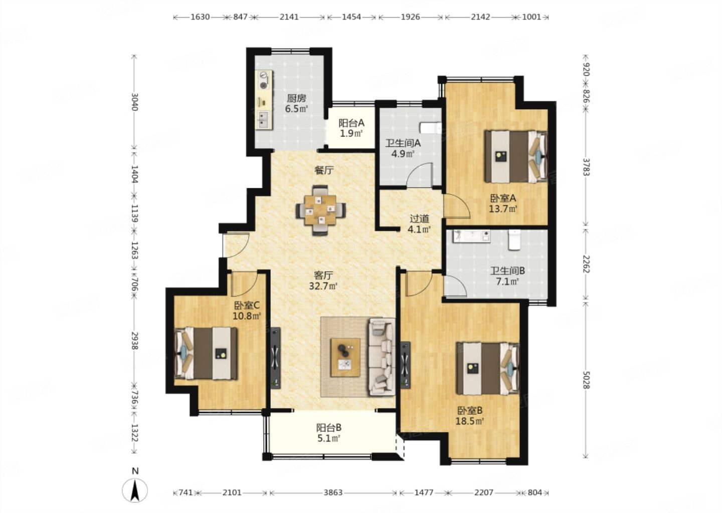 天地源枫林意树 毛坯 一手业主 双脂标诚心出售