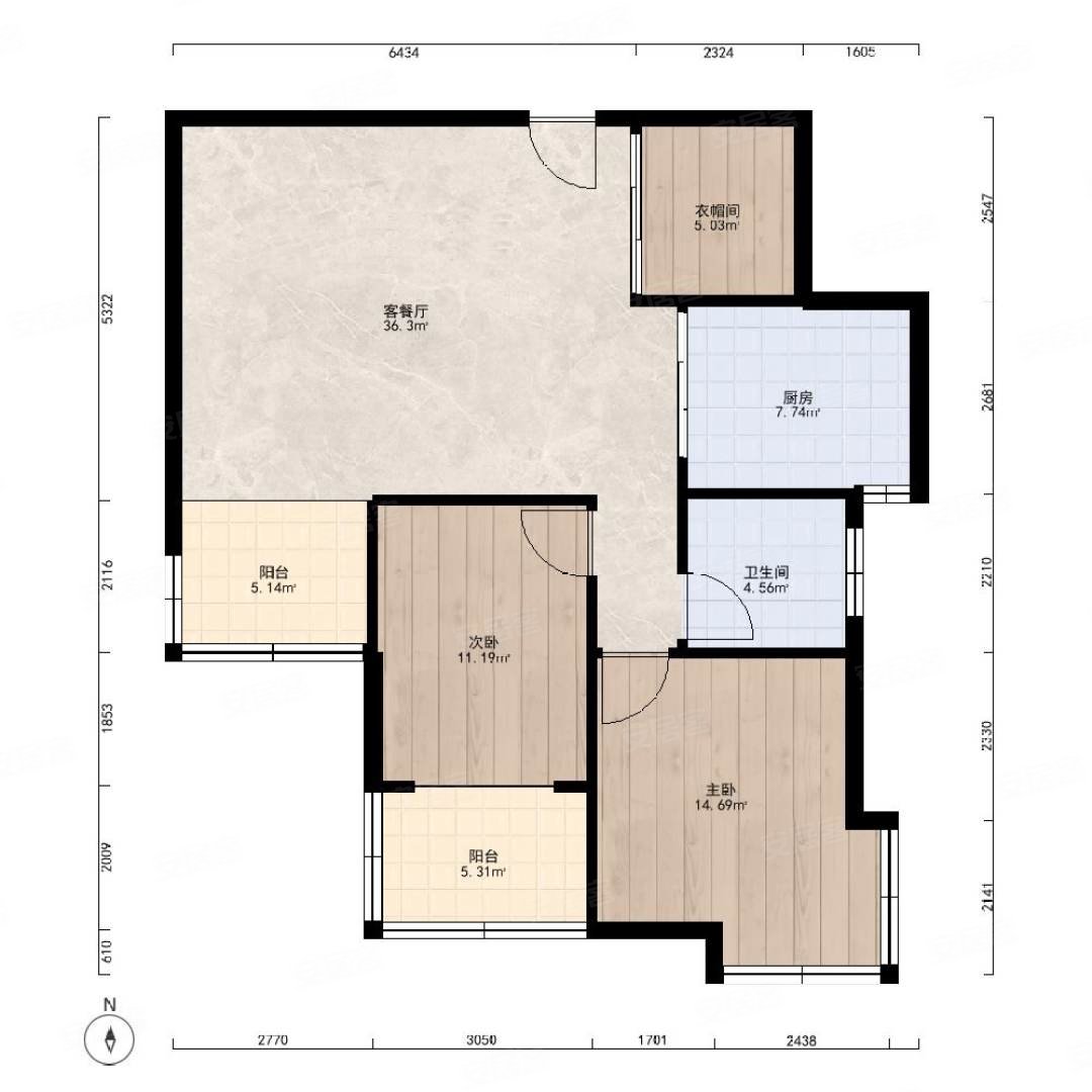 瑞园2号楼精装双气两梯3户精装纬一路和8中