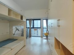 昆明西山前卫营金地中心，单身公寓，收纳，一排定制柜出租房源真实图片