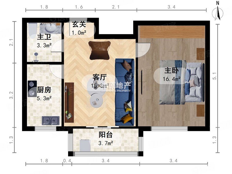 河怡花园集中供暖带电梯正南朝向精装修满五