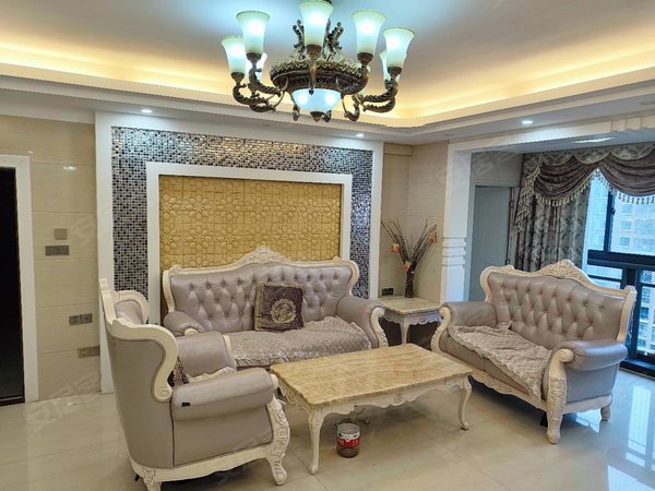 福州福清音西国际华城万达对面城区中心,豪华欧式装修国际华城4房拎包