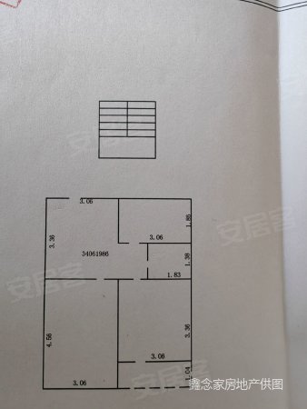 中柳林小区2室1厅1卫60.02㎡南46万