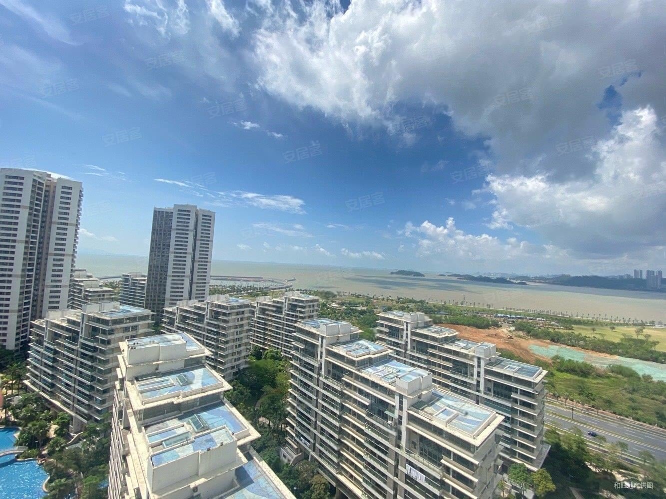 格力海岸二期一 线海景 户型豪华装修两房出售,保养非常好,格力海岸