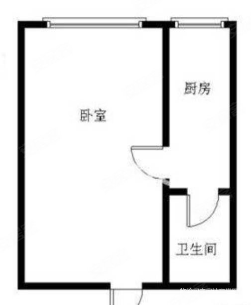 佤山凤城1室1厅1卫52㎡东23.5万