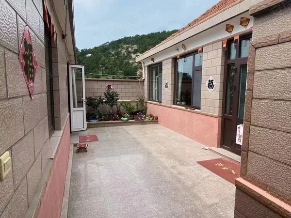 青岛崂山沙子口流清河村自建房沙子口东麦窑村,平房带院,平台看海