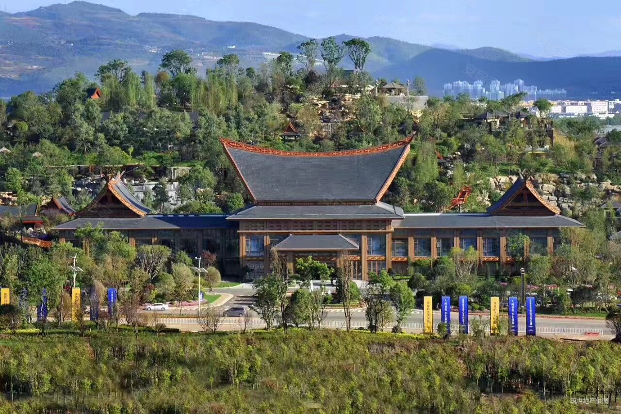 120w起 70年产权温泉别墅 带60平花园 40平露台,七彩云南古滇名城