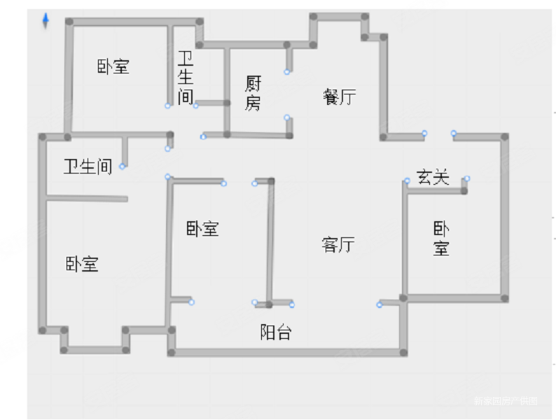 中南熙悦4室2厅2卫135.95㎡南北140.8万