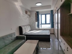 新沂南京路金三角市区 可短租 可付一 新悦精装公寓南户1300每月 密码锁出租房源真实图片