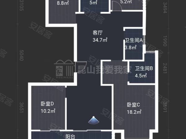昆山陆家陆家镇陈巷花园近世硕,好停车,陈巷花园一室