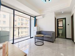 深圳宝安宝安中心区免中介费丨近1号线坪洲地铁丨精装两房一厅丨民水民电丨拎包入住出租房源真实图片